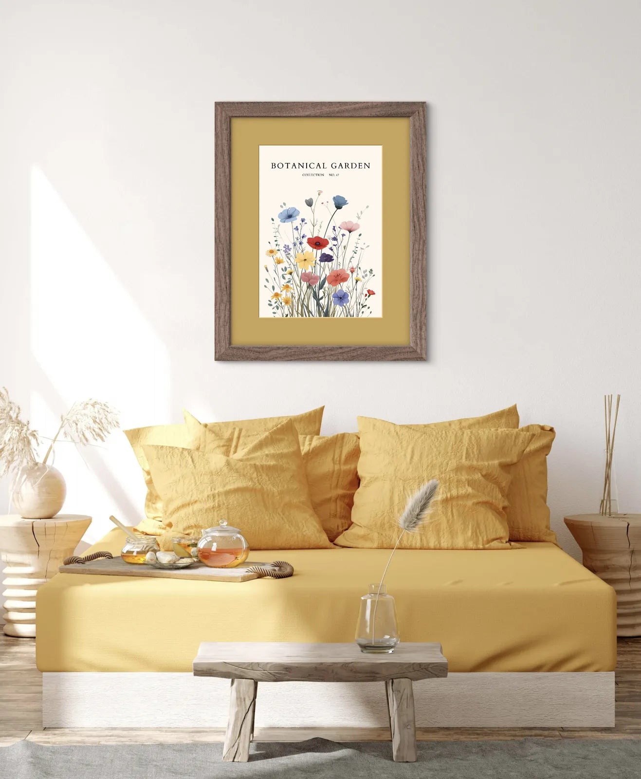 Watercolour Tulip Elegance Botanical Print