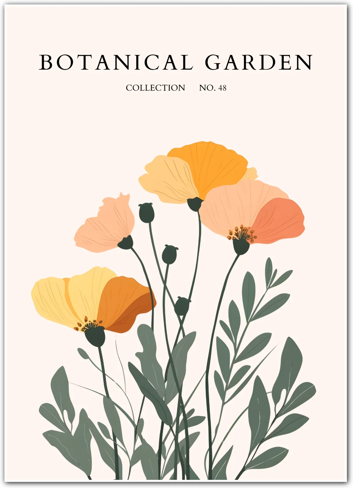Meadow Symphony Botanical Art Print