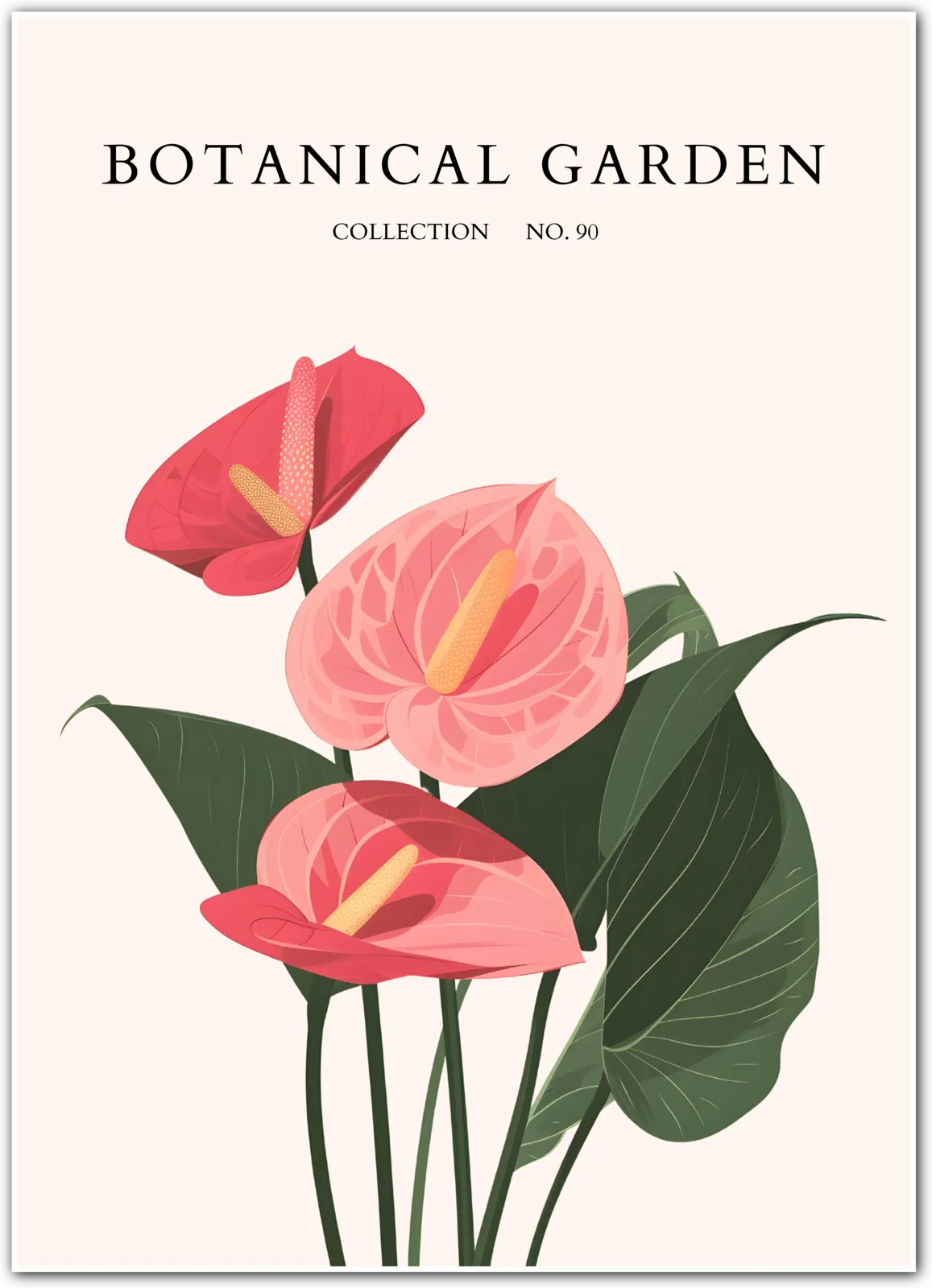 Hot Pink Daisy Botanical Art Print – Vibrant Joyful Wildflower Display