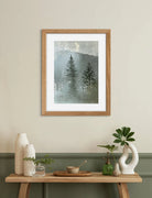 Twilight Pines – Atmospheric Forest Depths Wall Art