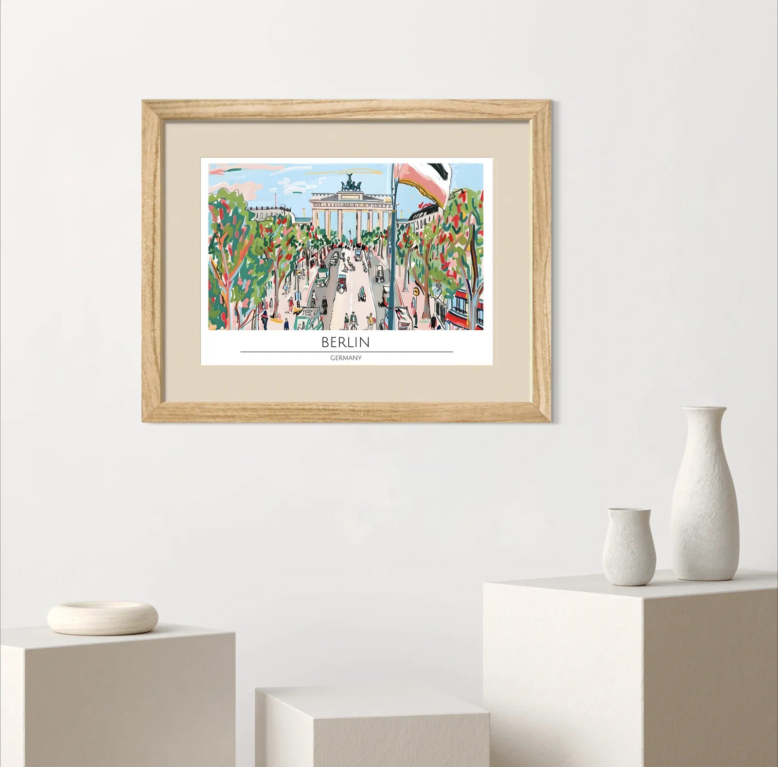 Iconic Brandenburg Gate - Berlin Cityscape Art Print