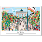 Iconic Brandenburg Gate - Berlin Cityscape Art Print