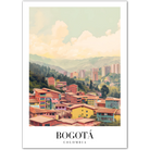 Bogotá Colombia Art Print – Colourful Cityscape in the Andes