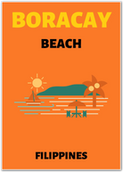 Boracay Philippines Sunset Beach Art Print