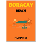 Boracay Philippines Sunset Beach Art Print