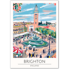 Brighton Art Print - English Market Square