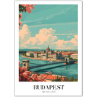 Budapest Hungary Art Print – Parliament and Chain Bridge