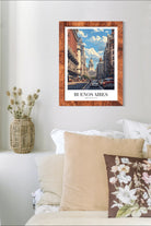 Buenos Aires Argentina Art Print – Avenida de Mayo and City View