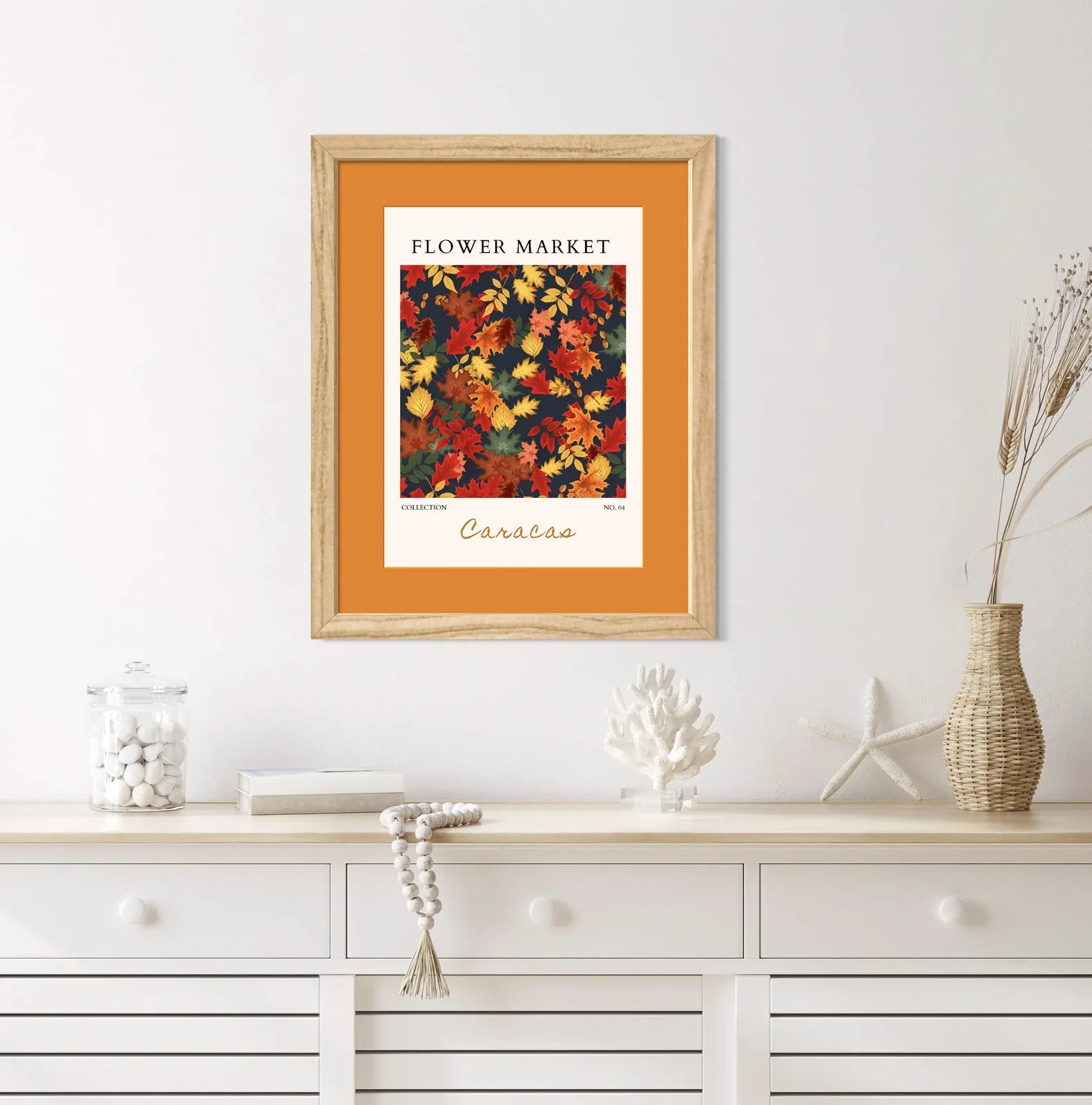 Caracas Blush Blooms – Soft Floral Watercolour Art Print