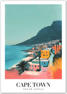 Cape Town South Africa Art Print – Coastal Views and Table Mountain