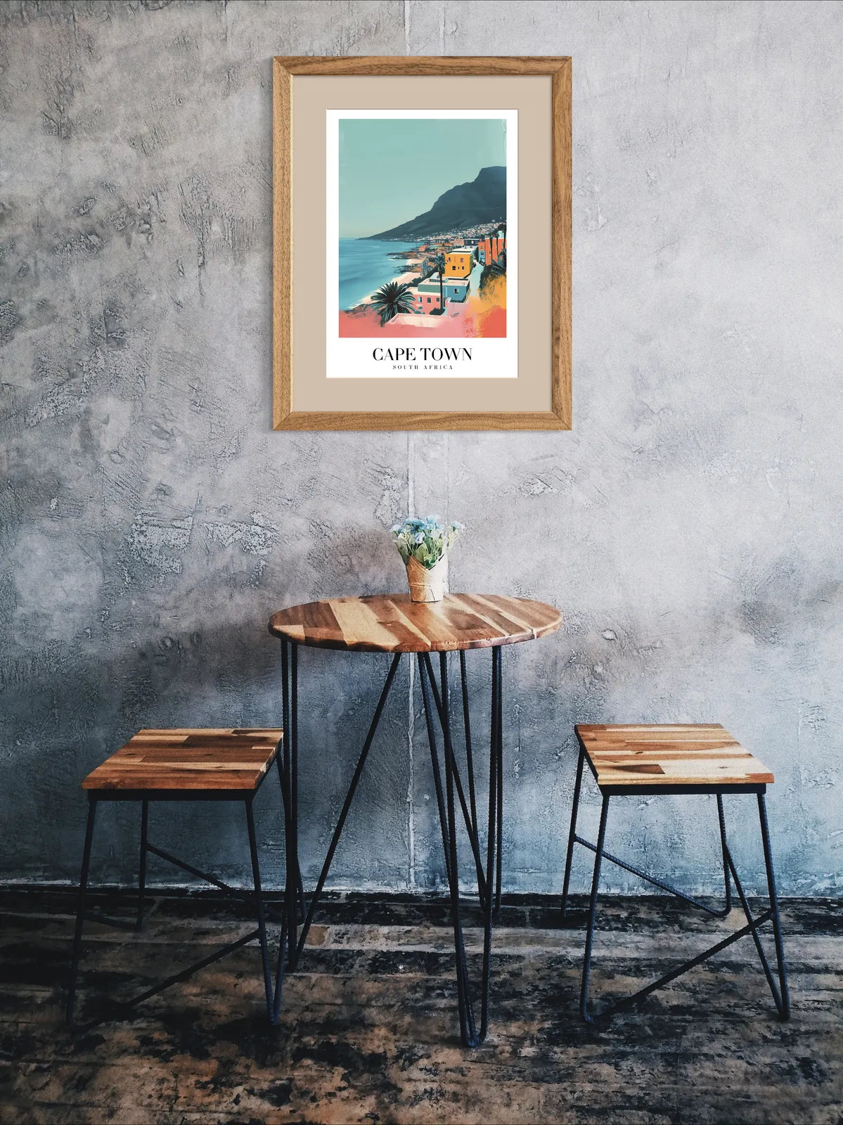 Cape Town South Africa Art Print – Coastal Views and Table Mountain