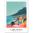 Cape Town South Africa Art Print – Coastal Views and Table Mountain