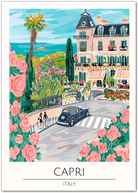 Capri Island Art Print - Colourful Views of Italy’s Mediterranean Paradise