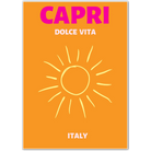 Capri Dolce Vita Sunshine Mediterranean Art Print