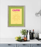 Capri Dolce Vita Sunshine Minimalist Art Print