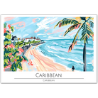 Tropical Paradise - Caribbean Beach Landscape Art Print