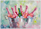 Chilled Champagne Bucket Celebration Art Print