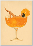 Cocktail Soak Relaxation Art Print