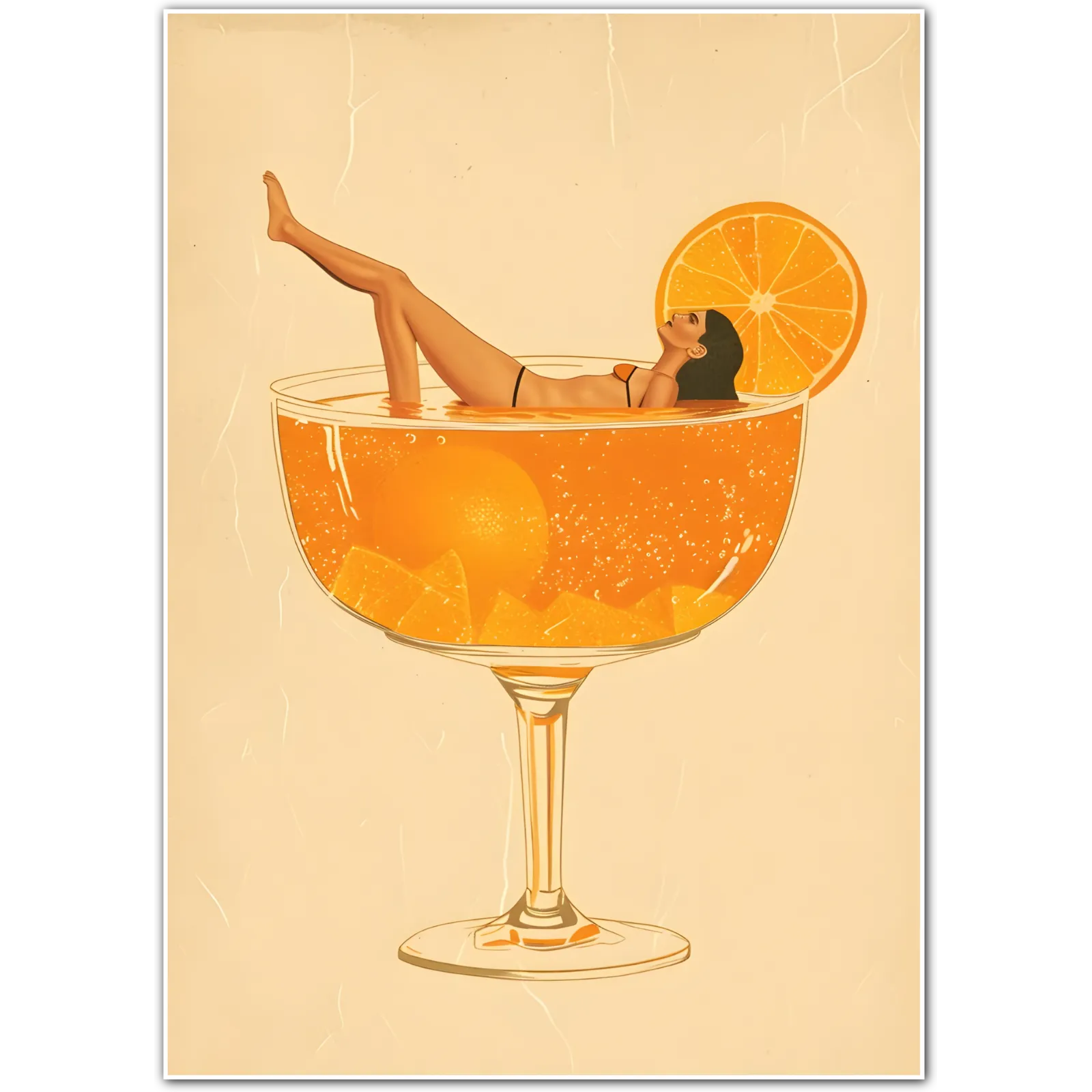 Cocktail Soak Relaxation Art Print