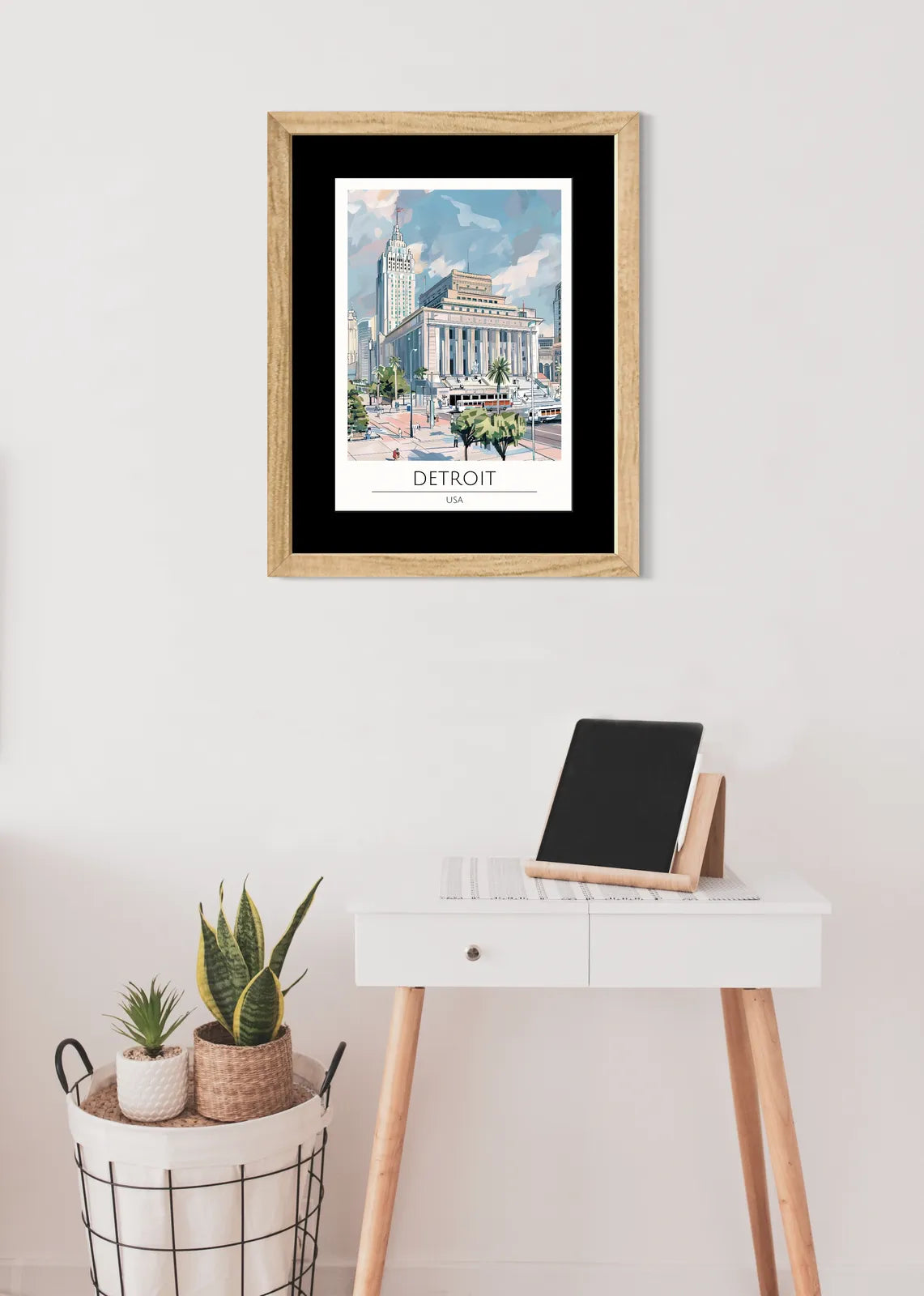 Detroit City Art Print - Architectural Beauty and Urban Energy