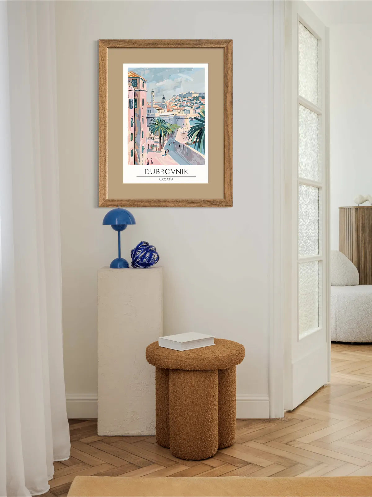 Dubrovnik Old Town Art Print - Charming Views of Croatia's Historic City Walls