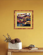 Eternal Autumn Embroidered Art Print Autumn Landscape 3