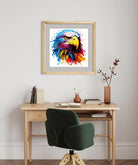 Rainbow Splash Eagle Digital Art Print 2