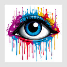 Paint Splash Of An Eye Digital Art Print 1