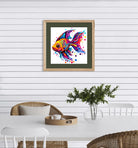 Groovy Paint Splash Fish Art Print 2