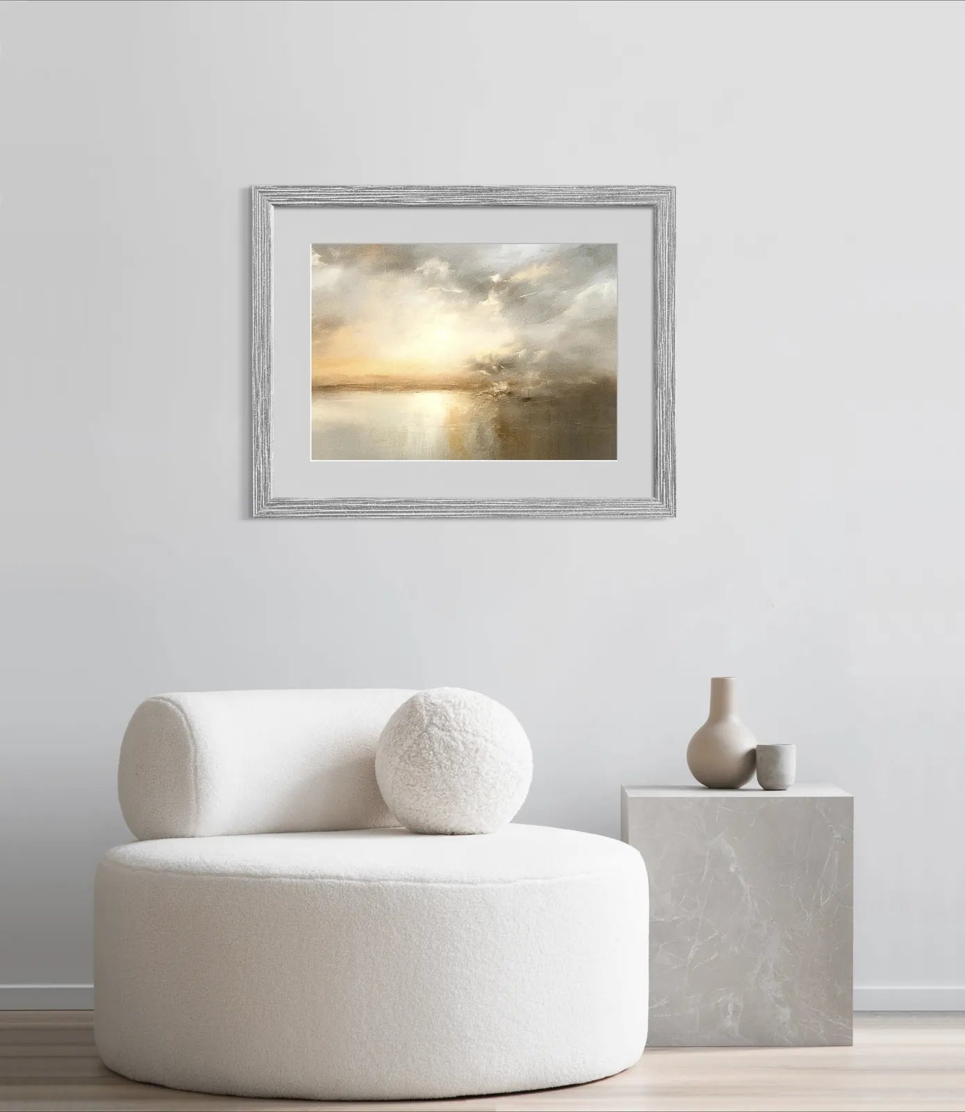 Sunlit and Stormy Contrast Art Print 2