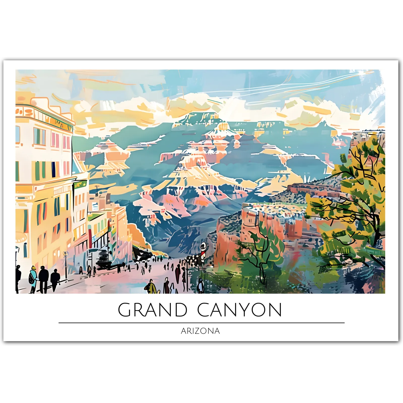 Majestic Grand Canyon - Arizona Natural Wonder Art Print