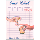 Guest Check Drinks Selection Art Print