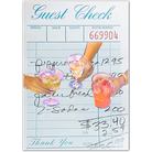 Guest Check Friends’ Cheers Art Print