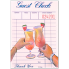 Guest Check Pina Colada Cheers Art Print