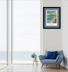 Tropical Honolulu Beach Art Print - Stunning Views of Waikiki and Diamond Head