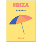 Ibiza Bohemian Lemon Grove Art Print