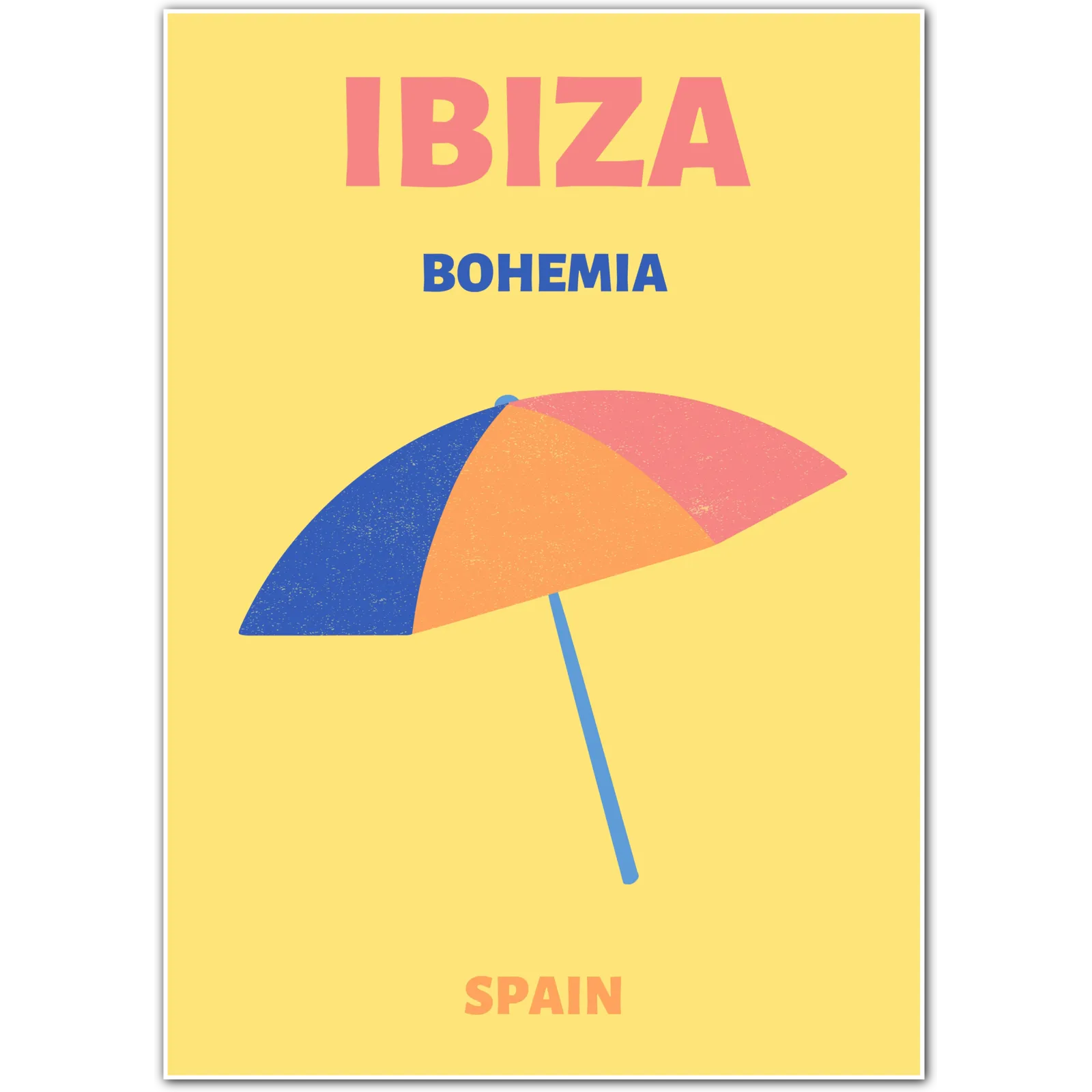 Ibiza Bohemian Lemon Grove Art Print