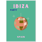 Ibiza Disco Party Tropical Retro Art Print