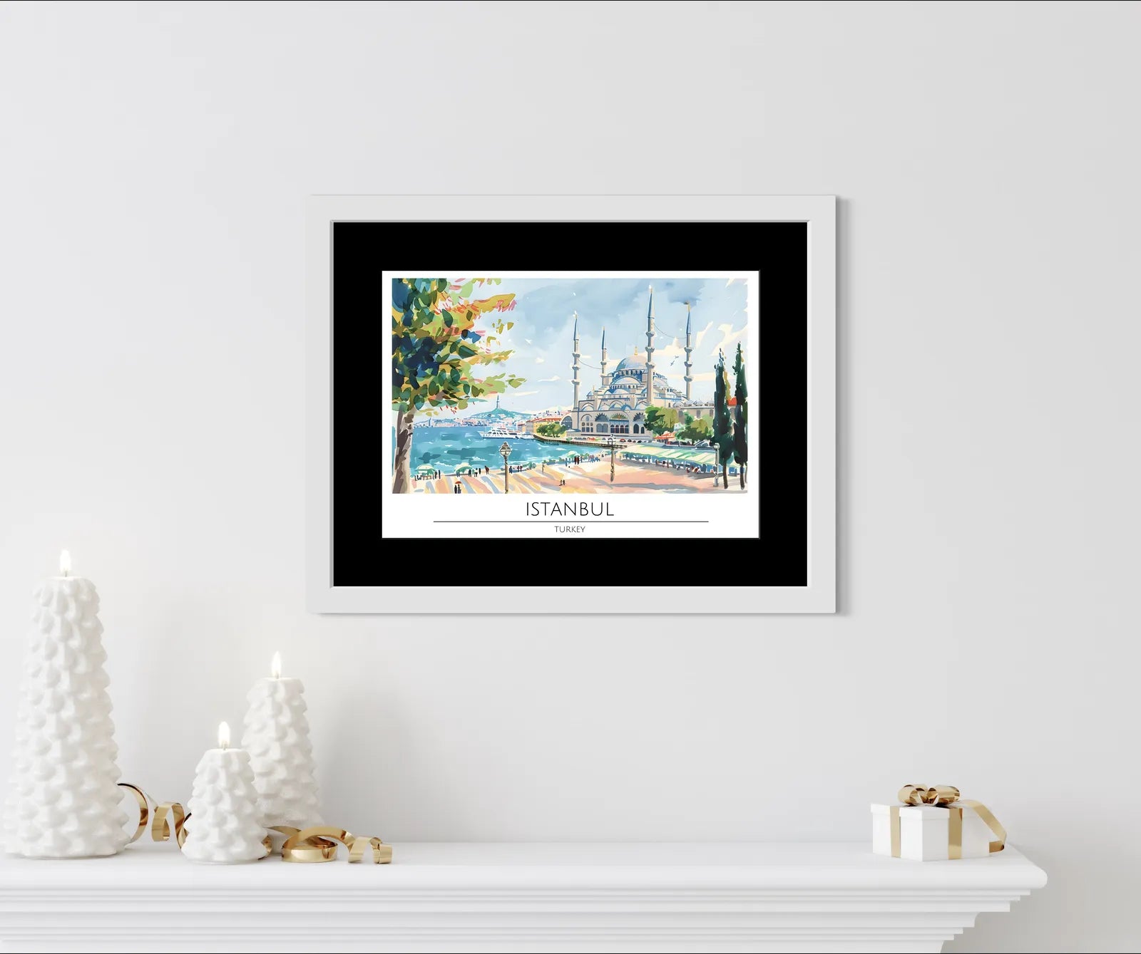 Stunning Blue Mosque - Istanbul Cityscape Art Print