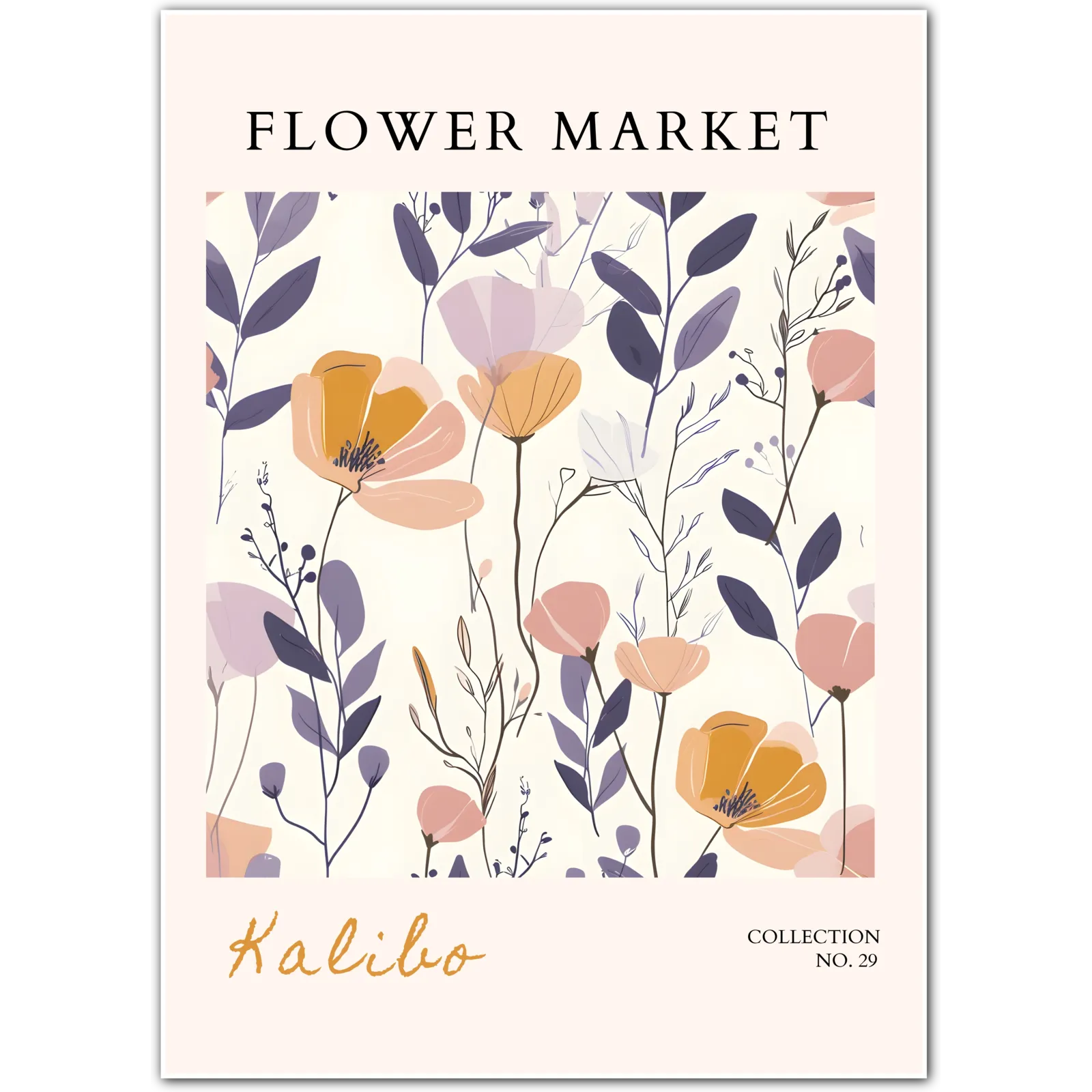 Kalibo Wildflower Sketch Art Print – Delicate Filipino Botanical Wall Decor