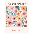 Krakow Garden Delight Floral Art Print – Polish Springtime Wall Decor
