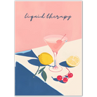 Liquid Therapy Martini Art Print