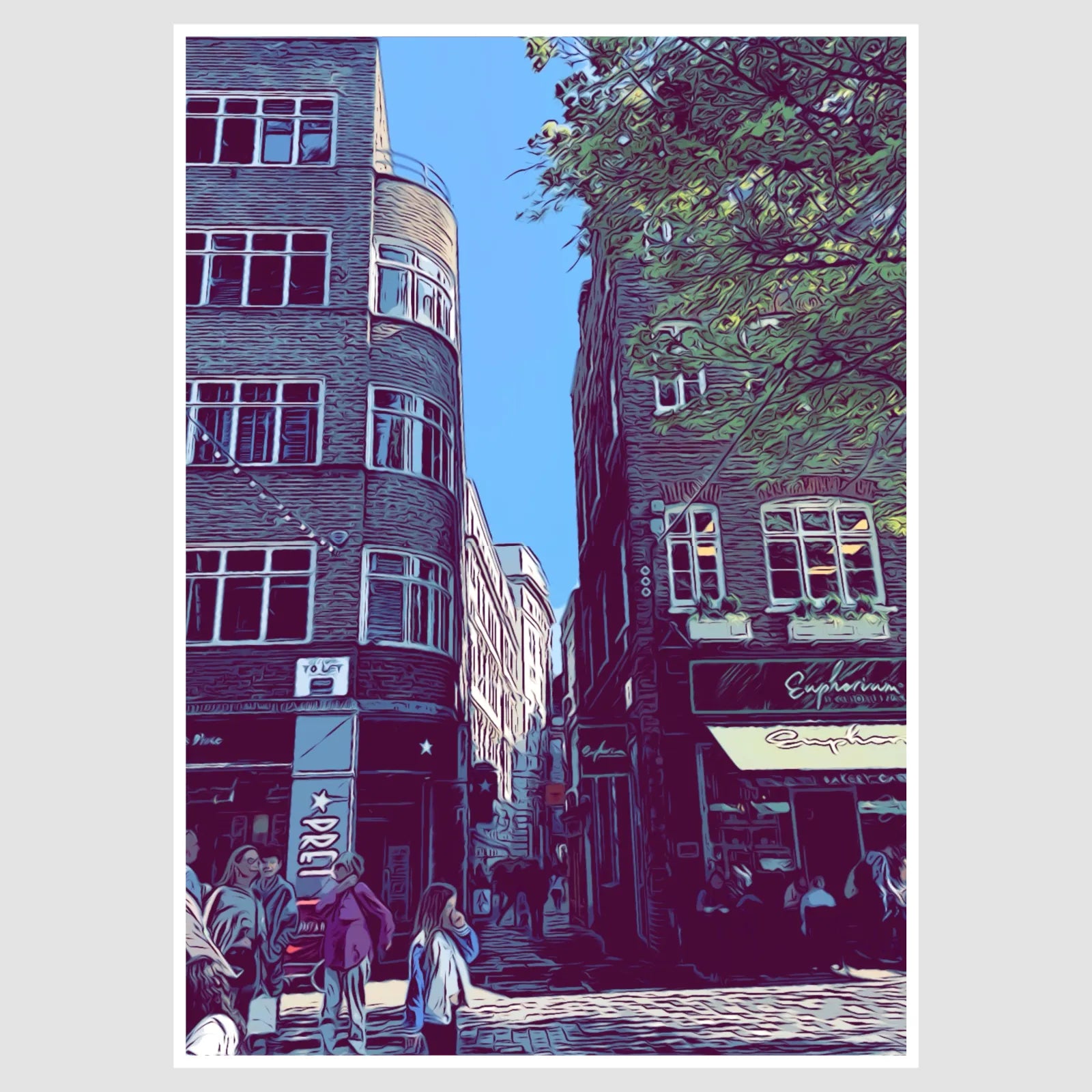 St Christopher’s Place West End Art Print