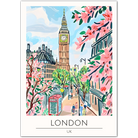 London Art Print - Iconic Big Ben and City Streets