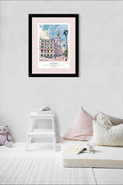 Lyon City Art Print - Charming Streets of France’s Cultural Capital