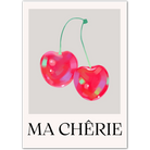 Ma Chérie Cherry Illustration – French Chic Art Print