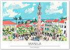 Historic Manila - Philippines Cityscape Art Print