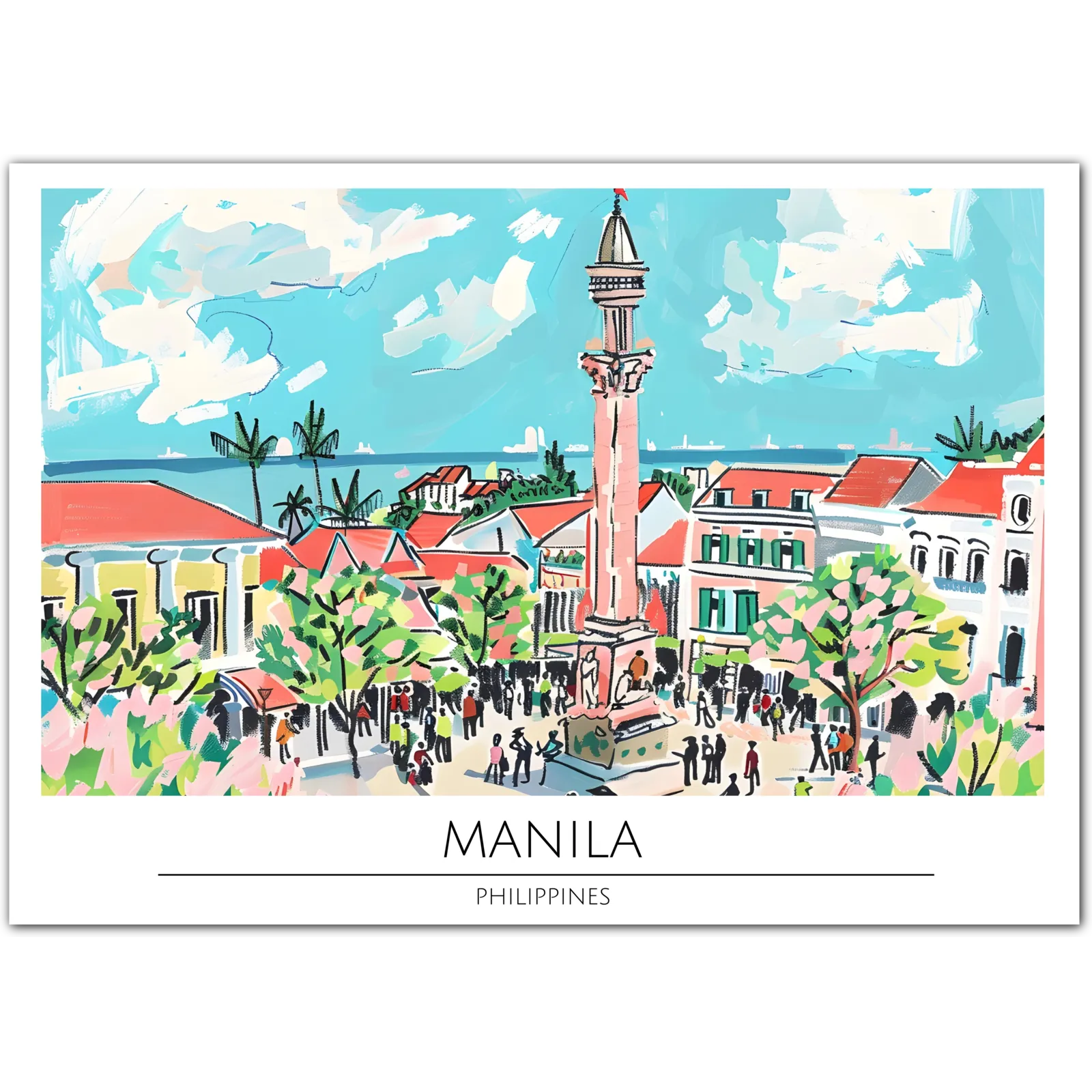 Historic Manila - Philippines Cityscape Art Print