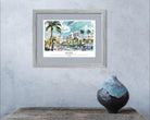 Vibrant Miami Beachfront - Florida Art Print