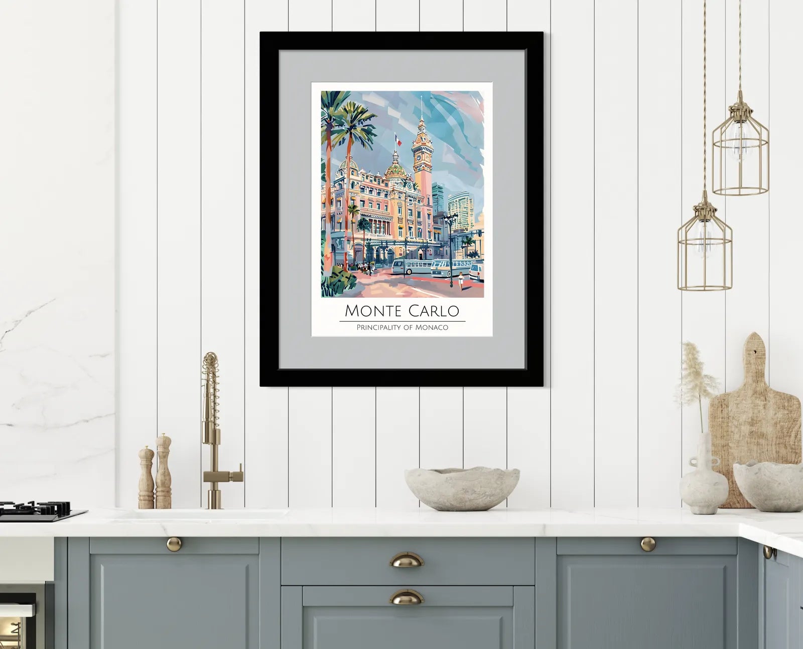 Monte Carlo Art Print - Glamorous Views of Monaco’s Luxury District